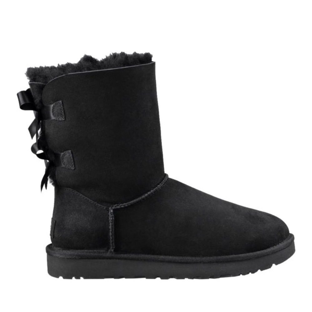 UGG Black Bailey Bow Winter Boots size 7